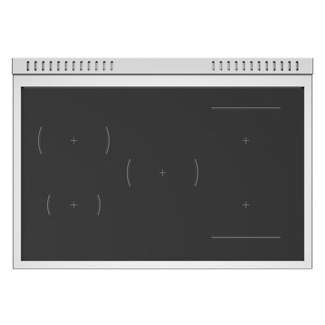 Cuisinière à induction 36 po, 5,9 pi³ Inox avec Convection double - Série Master