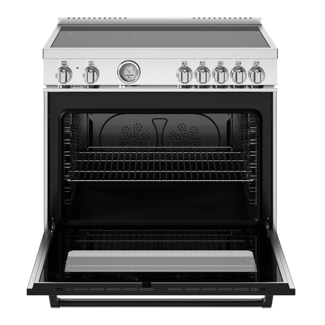 Cuisinière à induction 36 po, 5,9 pi³ Inox avec Convection double - Série Master