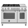 Cuisinière à gaz 48 po, 4,7 pi³ avec 6 brûleurs - Série Master
