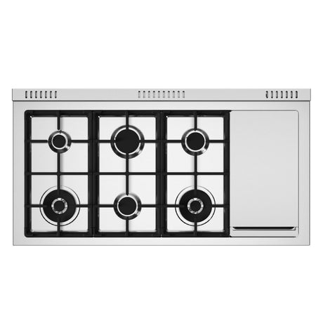 Cuisinière à gaz 48 po, 4,7 pi³ avec 6 brûleurs - Série Master