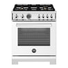 Cuisinière biénergie 30 po, 4,6 pi³ avec 4 brûleurs- Série Professionnelle