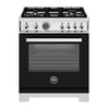 Cuisinière biénergie 30 po, 4,6 pi³ avec 4 brûleurs- Série Professionnelle