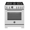 Cuisinière biénergie 30 po, 4,6 pi³ avec 4 brûleurs- Série Professionnelle