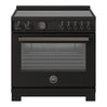 Cuisinière à induction 36 po, 5,7 pi³ avec 5 zones de cuisson - Série professionnelle