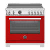 Cuisinière à induction 36 po, 5,7 pi³ avec 5 zones de cuisson - Série professionnelle