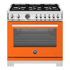 Cuisinière biénergie 36 po. 5,7 pi³ avec 6 brûleurs - Série professionnelle
