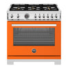 Cuisinière à gaz 36 po, 5,9 pi³ avec 6 brûleurs - Série Professionnelle