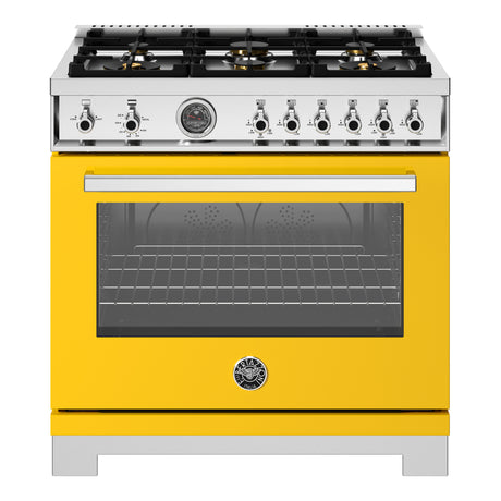 Cuisinière à gaz 36 po, 5,9 pi³ avec 6 brûleurs - Série Professionnelle