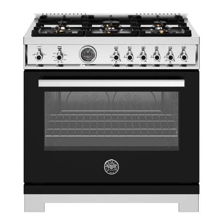 Cuisinière à gaz 36 po, 5,9 pi³ avec 6 brûleurs - Série Professionnelle