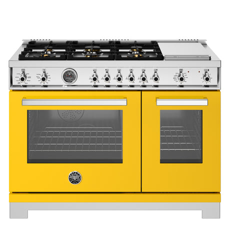 Cuisinière biénergie 48 po 4,6 pi³ avec 6 brûleurs - Série professionnelle