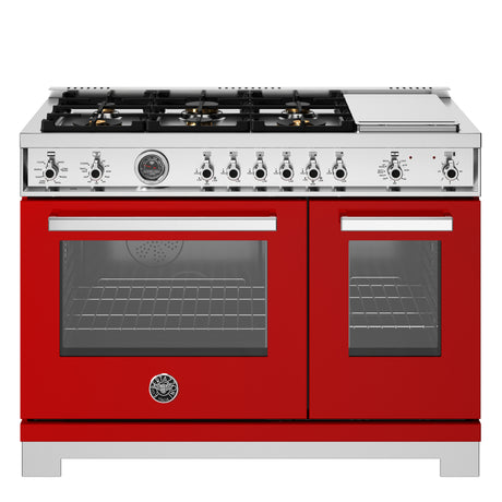 Cuisinière biénergie 48 po 4,6 pi³ avec 6 brûleurs - Série professionnelle