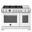 Cuisinière à gaz 48 po, 4,7 pi³ avec 6 brûleurs - Série Professionnelle