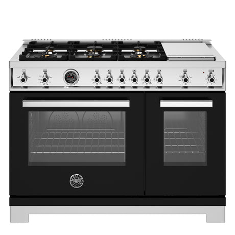 Cuisinière à gaz 48 po, 4,7 pi³ avec 6 brûleurs - Série Professionnelle