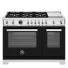 Cuisinière à gaz 48 po, 4,7 pi³ avec 6 brûleurs - Série Professionnelle