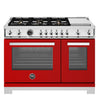 Cuisinière à gaz 48 po, 4,7 pi³ avec 6 brûleurs - Série Professionnelle