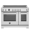 Cuisinière double à induction 48 po, 4,6 pi³/2,4 pi³ avec 6 zones de cuisson - Série Professionnelle