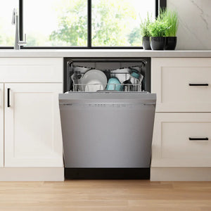 Lave-vaisselle intelligent encastrable 24 po. 46 dBA Inox - Série 300