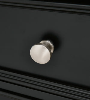 Table de chevet Noir en bois - Lanolee