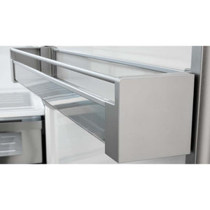 Réfrigérateur à congélateur inférieur profondeur comptoir 36 po, 18,5 pi³ Inox - Sofia Pro