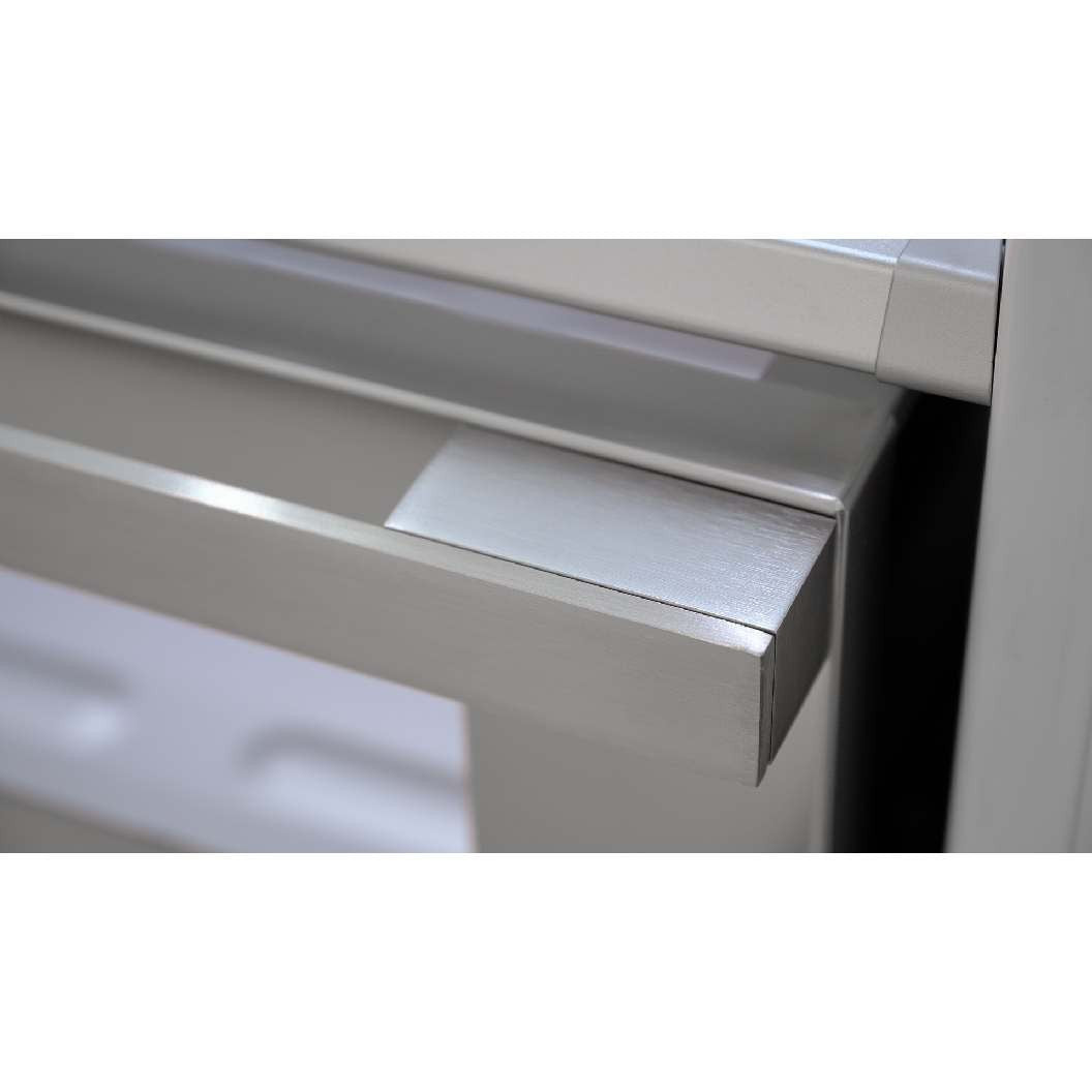 Réfrigérateur à congélateur inférieur profondeur comptoir 36 po, 18,5 pi³ Inox - Sofia Pro