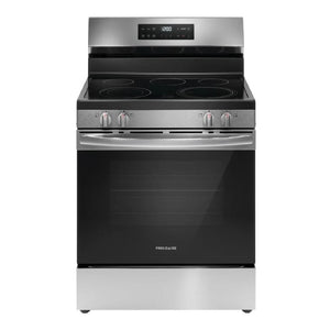 Cuisinière électrique 30 po, 5,3 pi³ Inox avec EvenTempMC et 5 zones de cuisson