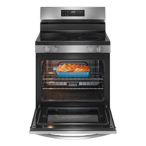 Cuisinière électrique 30 po, 5,3 pi³ Inox avec EvenTempMC et 5 zones de cuisson