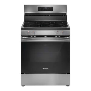 Cuisinière électrique autoportante 30 po, 5,3 pi³ Inox avec Air Fry et 5 éléments