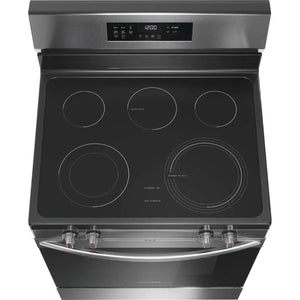 Cuisinière électrique autoportante 30 po, 5,3 pi³ Inox avec Air Fry et 5 éléments