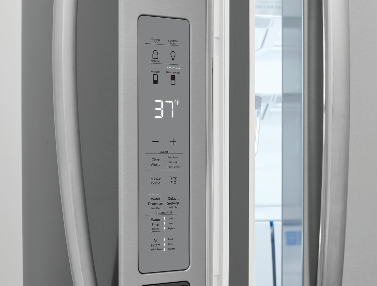 Réfrigérateur portes françaises Inox 36po