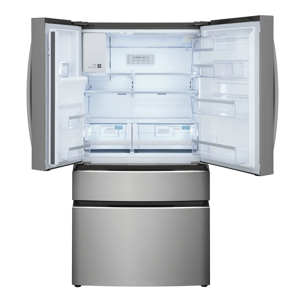 Réfrigérateur portes françaises Inox 36po