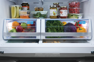 Réfrigérateur portes françaises Inox 36po