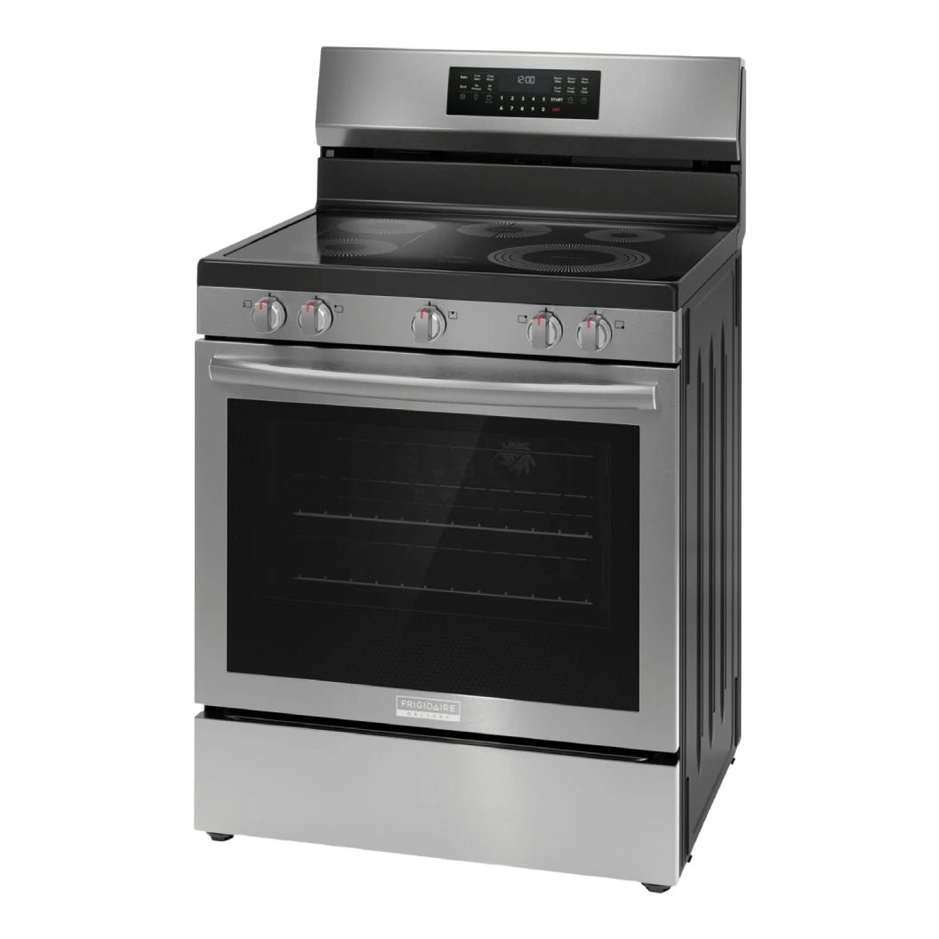 Cuisinière électrique 30 po, 5,3 pi³ Inox avec Convection totale, Air Fry et Air Sous Vide