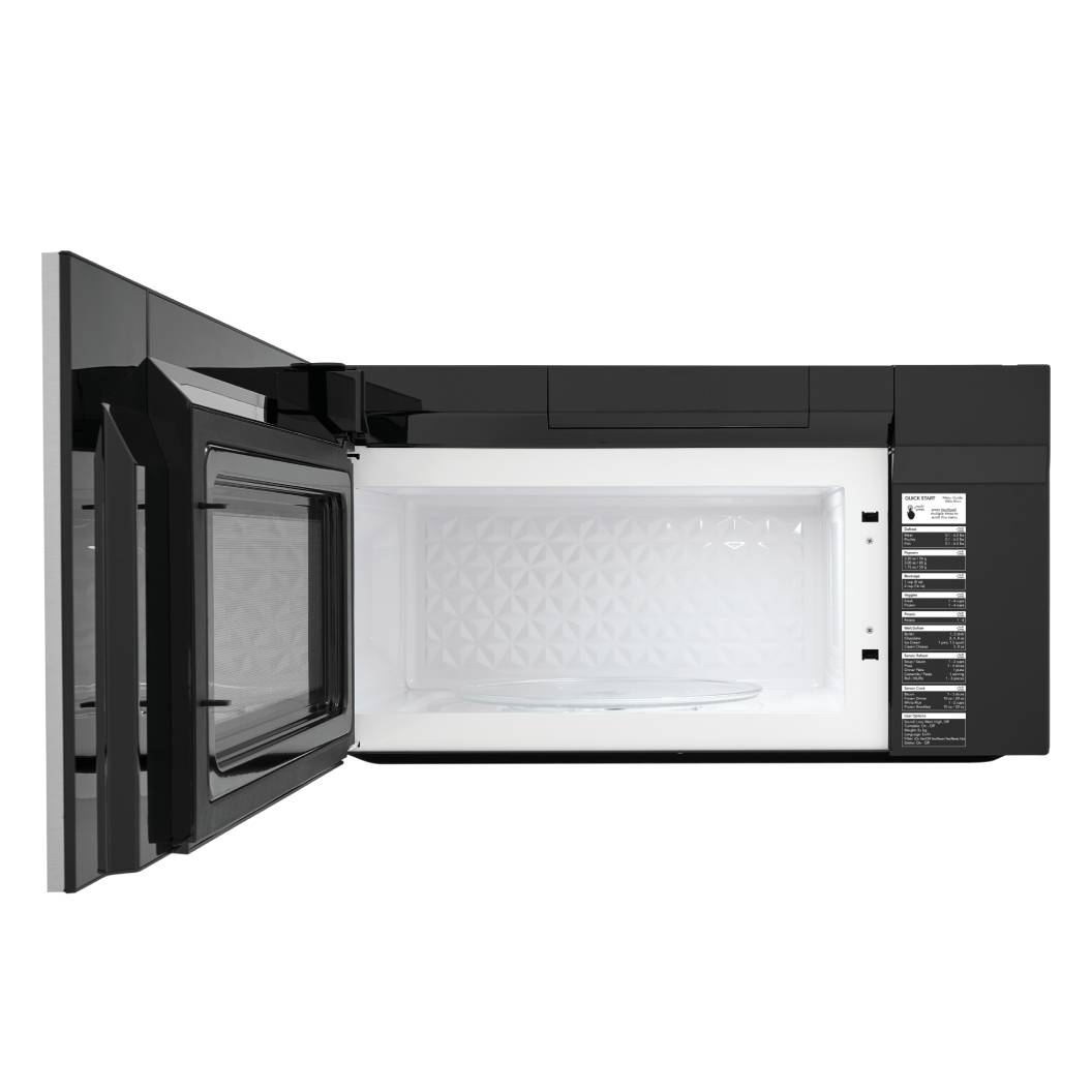 Micro-ondes à Hotte, capacité 1,9 pi³, 1000W, acier inoxydable