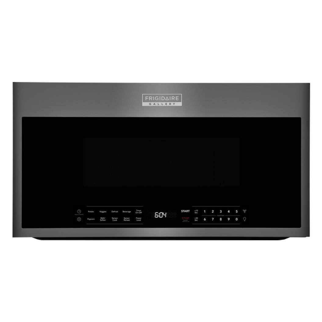 Micro-ondes à hotte, 1,9 pi³, 1000W, acier inoxydable noir