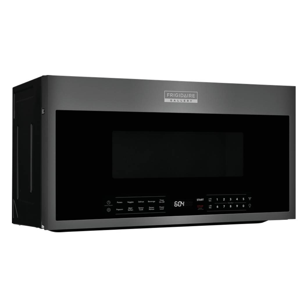 Micro-ondes à hotte, 1,9 pi³, 1000W, acier inoxydable noir