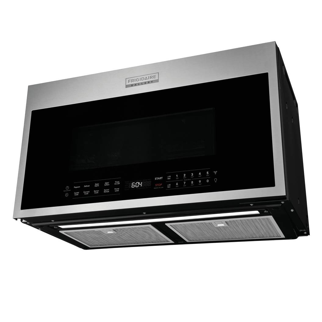 Micro-ondes à hotte, 1,9 pi³, 900W, acier inoxydable