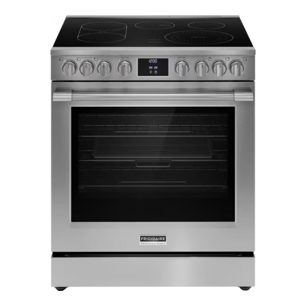 Cuisinière électrique 30 po, 6,2 pi³ Inox avec Convection totale, Air Fry et Autonettoyage