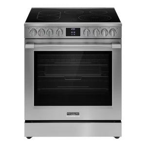Cuisinière électrique 30 po, 6,2 pi³ Inox avec Convection totale, Air Fry et Autonettoyage