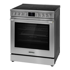 Cuisinière électrique 30 po, 6,2 pi³ Inox avec Convection totale, Air Fry et Autonettoyage