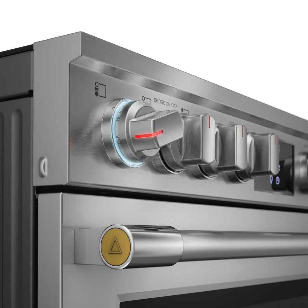 Cuisinière électrique 30 po, 6,2 pi³ Inox avec Convection totale, Air Fry et Autonettoyage