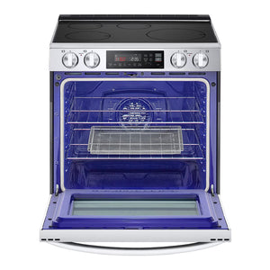 Cuisinière à induction encastrable 30 po 6,3 pi³ Inox