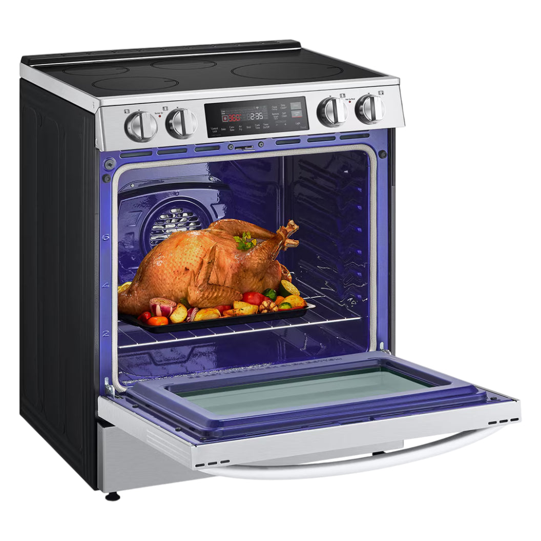 Cuisinière à induction encastrable 30 po 6,3 pi³ Inox