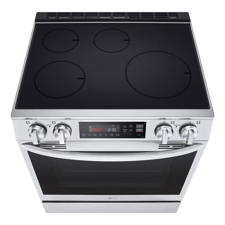 Cuisinière à induction encastrable 30 po 6,3 pi³ Inox