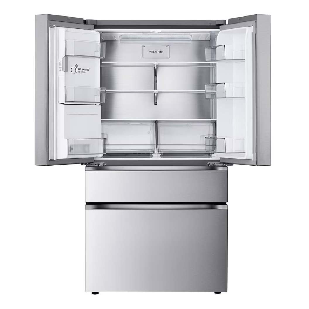Réfrigérateur porte française intelligent 36 po, 29 pi³, 4 portes Inox avec tiroir Full-Convert™