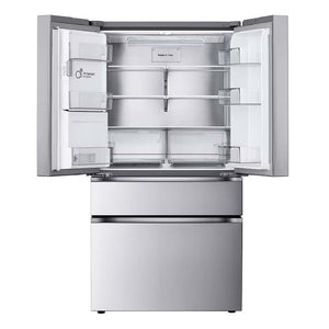 Réfrigérateur porte française intelligent 36 po, 29 pi³, 4 portes Inox avec tiroir Full-Convert™