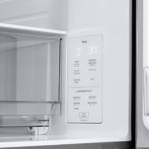 Réfrigérateur porte française intelligent 36 po, 29 pi³, 4 portes Inox avec tiroir Full-Convert™