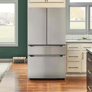 Réfrigérateur porte française intelligent 36 po, 29 pi³, 4 portes Inox avec tiroir Full-Convert™