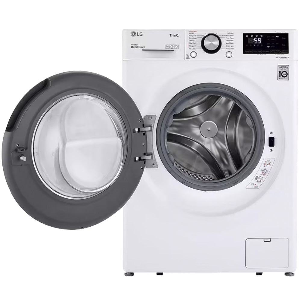 Laveuse à chargement frontal 2,4 pi³ compacte, blanche