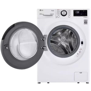 Laveuse à chargement frontal 2,4 pi³ compacte, blanche