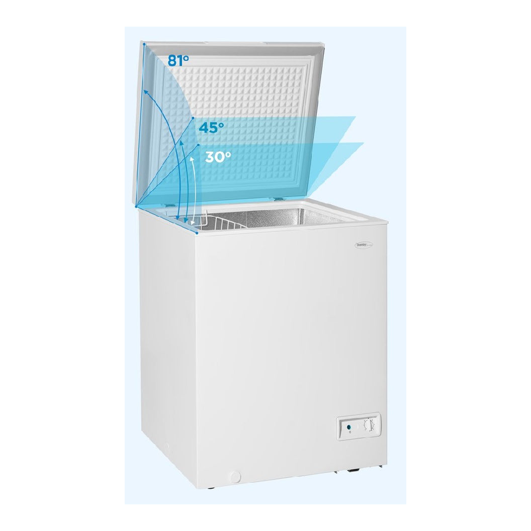 Congélateur coffre 27 po, 5,0 pi³ Blanc